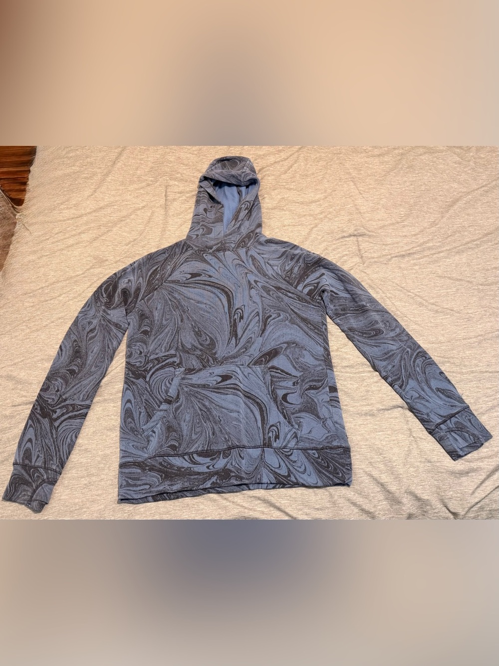 Athleta Girl 8/10 hoodie blue & black
